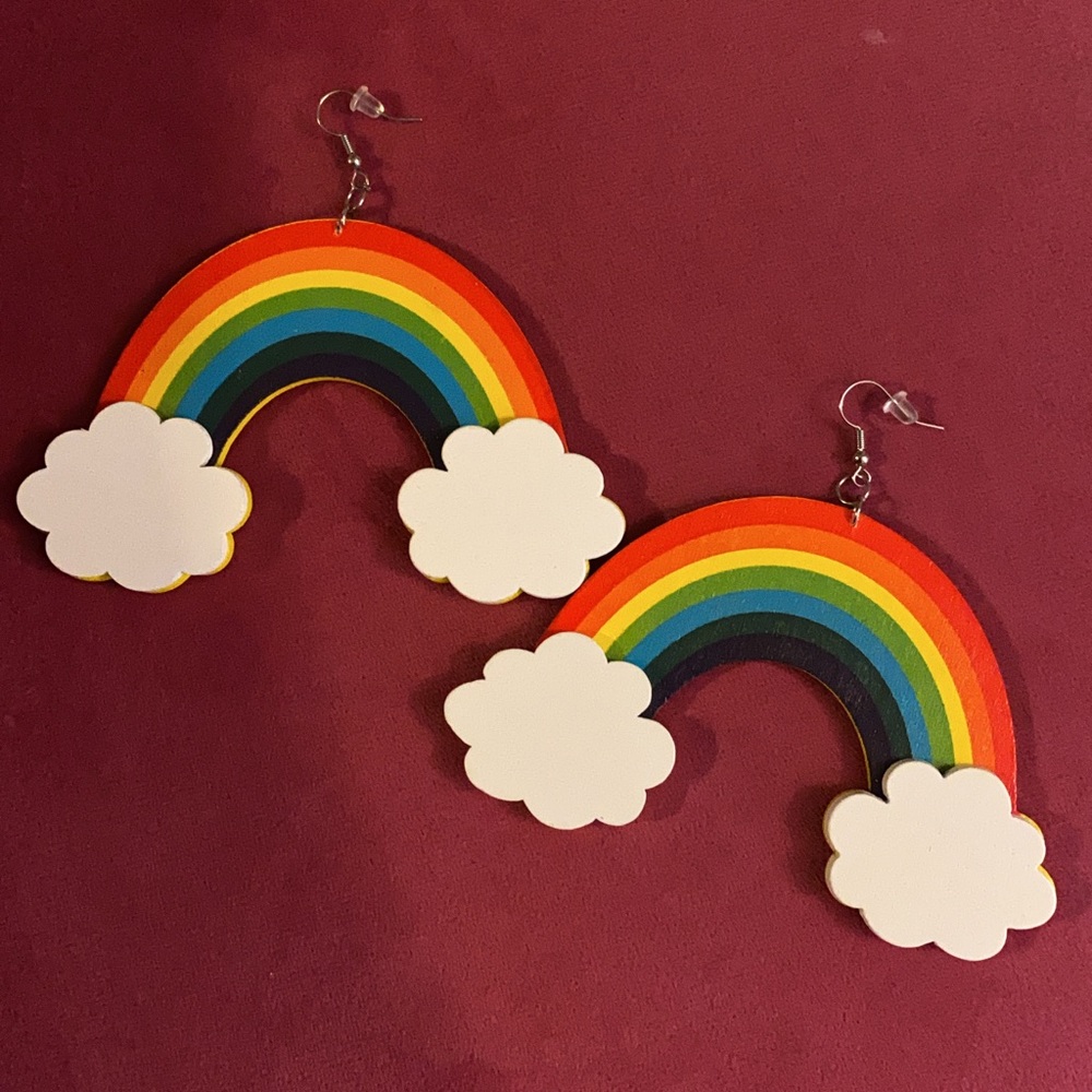 Rainbow earrings